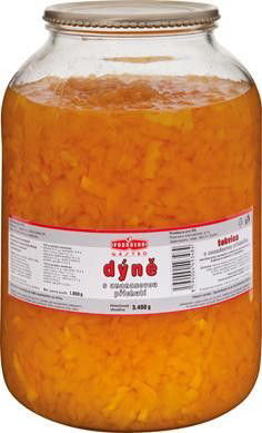 PODRAVKA Dýně s ananasem sterilovaná ve skle 3450 g