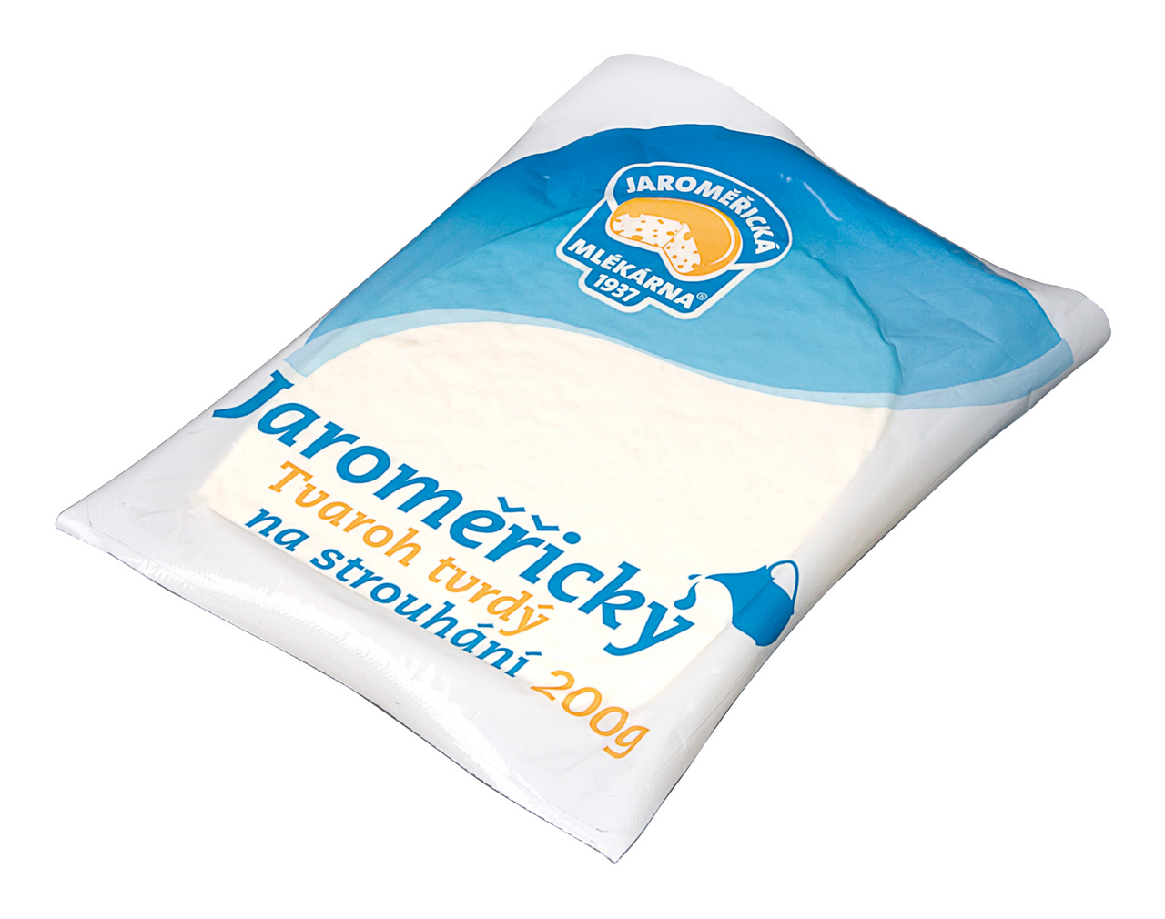 JAROMĚŘICKÁ MLÉKÁRNA Jaroměřický Tvaroh tvrdý 1% chlaz. 5 x 200 g