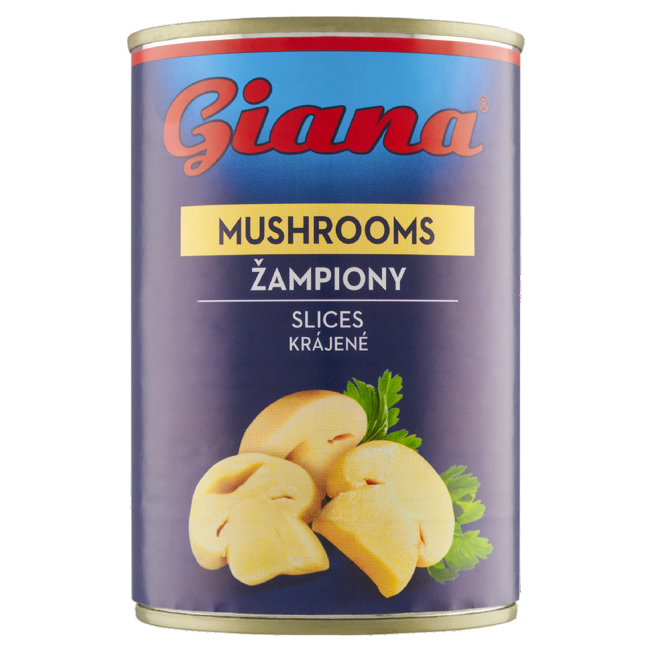 Giana Žampiony krájené 8 x 425 ml