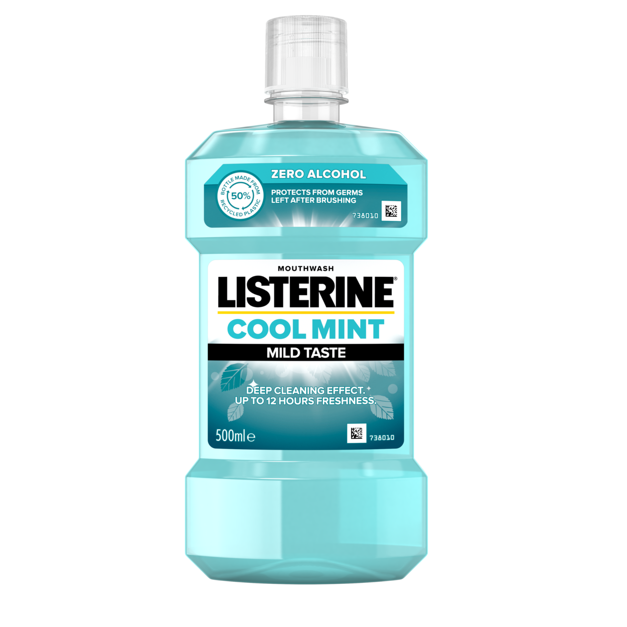 LISTERINE Cool Mint Mild Taste ústní voda 500 ml