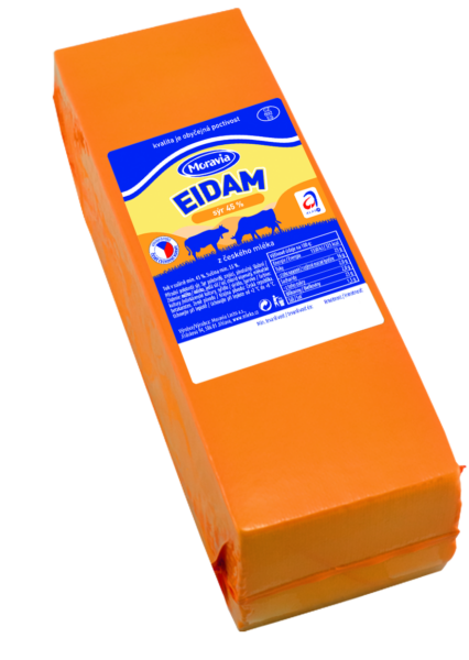 Moravia Eidam sýr 45% chlaz. váž. cca 1,2 kg