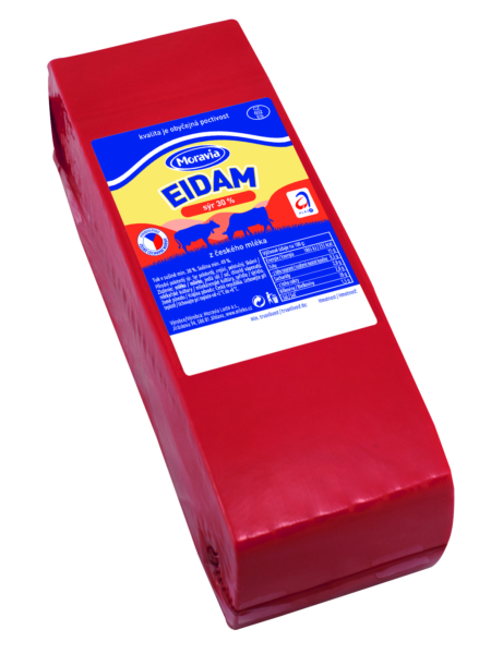 Moravia Eidam sýr 30 % chlaz. váž. cca 1,5 kg