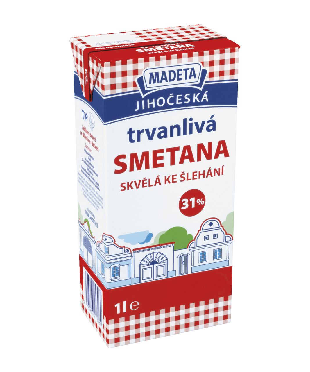 MADETA Jihočeská Smetana 31 % 1 l UHT