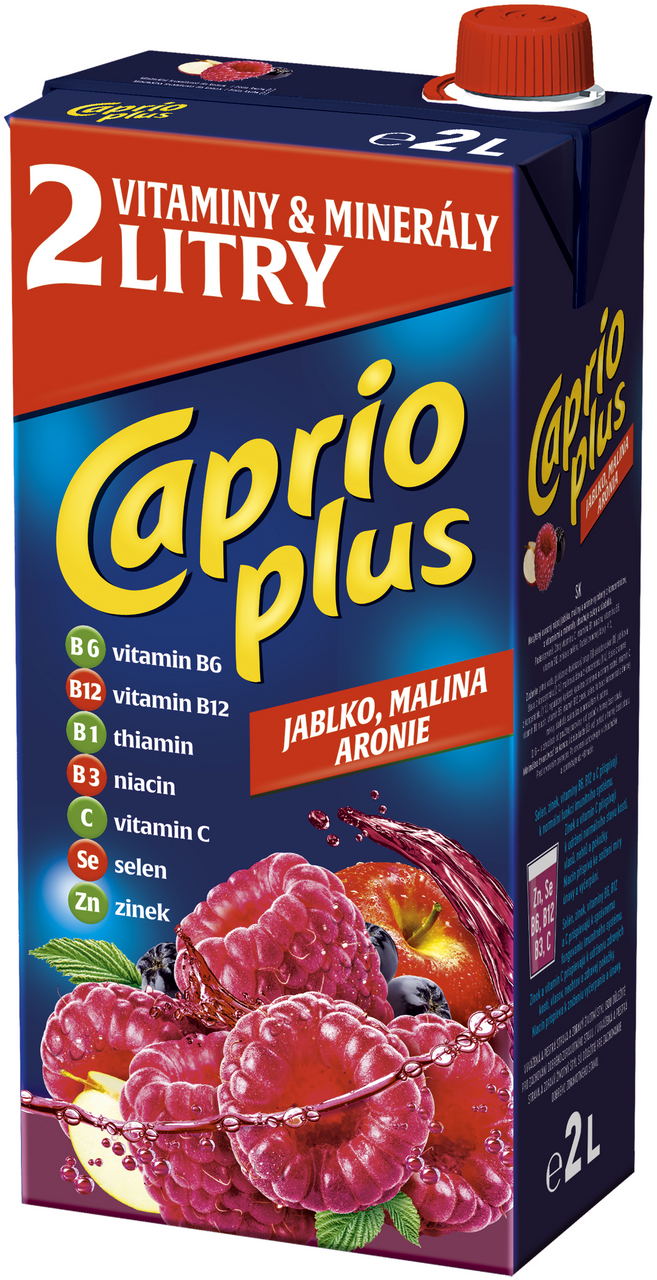 Caprio Nápoj jablko malina 6 x 2 l