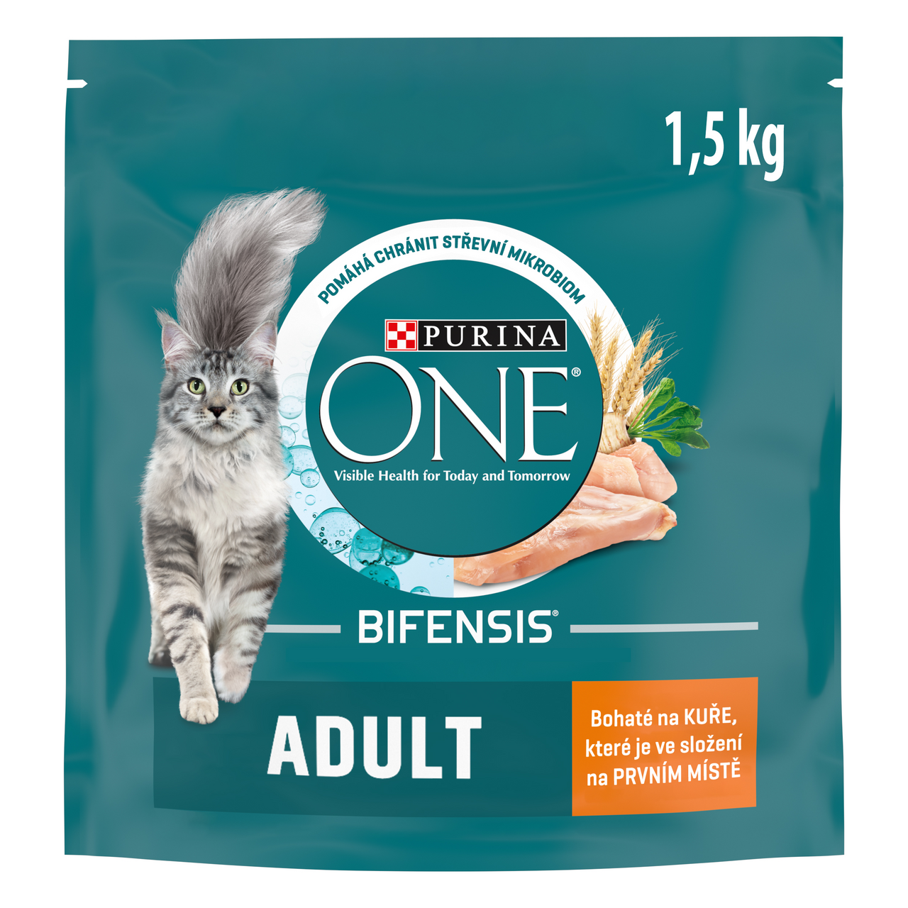 Purina ONE Bifensis Adult granule pro kočky kuře 1,5 kg