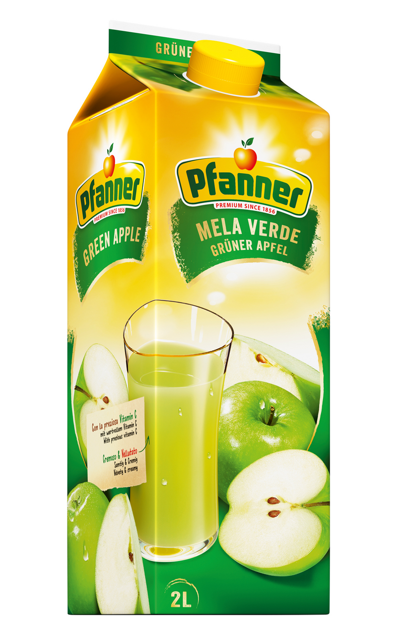 Pfanner Nektar zelené jablko 40 % 6 x 2 l