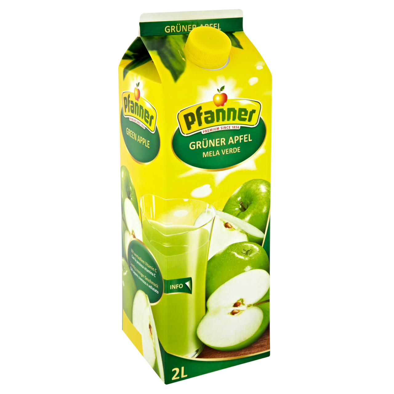 Pfanner Nektar zelené jablko 40 % 2 l