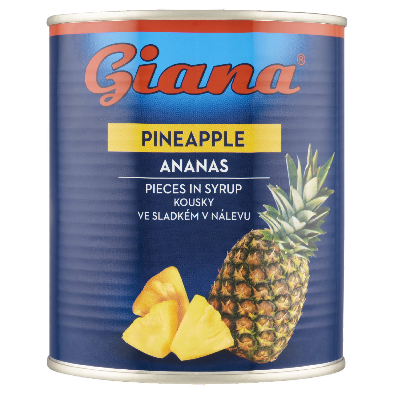 Giana Ananas kousky 6 x 850 ml