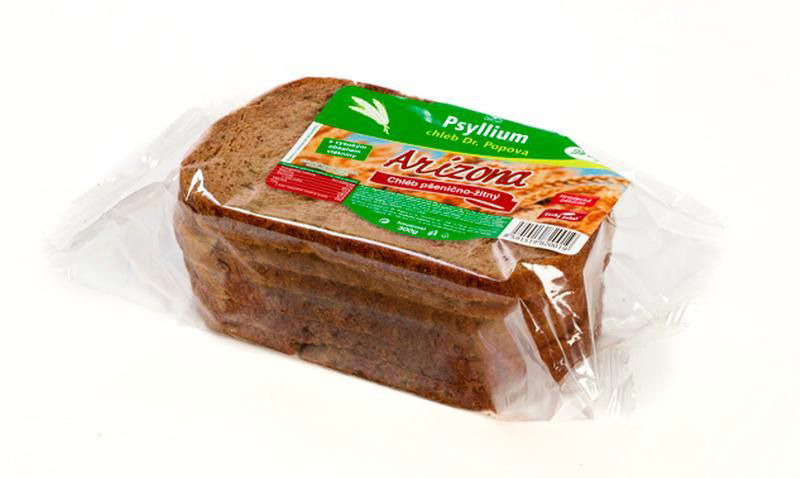 HRADECKÁ PEKÁRNA Dr. Popov Arizona Chléb balený krájený 300 g