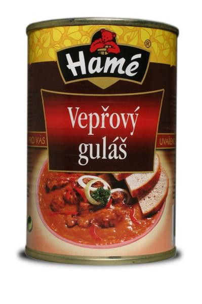 Hamé Vepřový guláš hotové jídlo 4 x 415 g