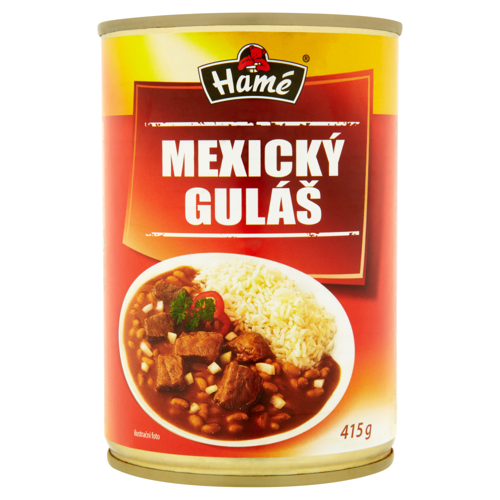 Hamé Mexický guláš hotové jídlo 4 x 415 g