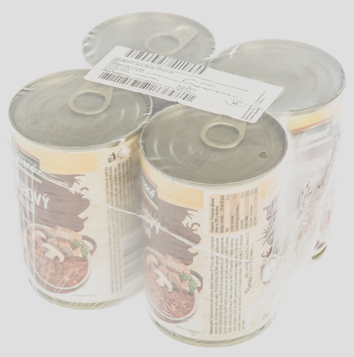 Hamé Houbový guláš hotové jídlo 4 x 415 g