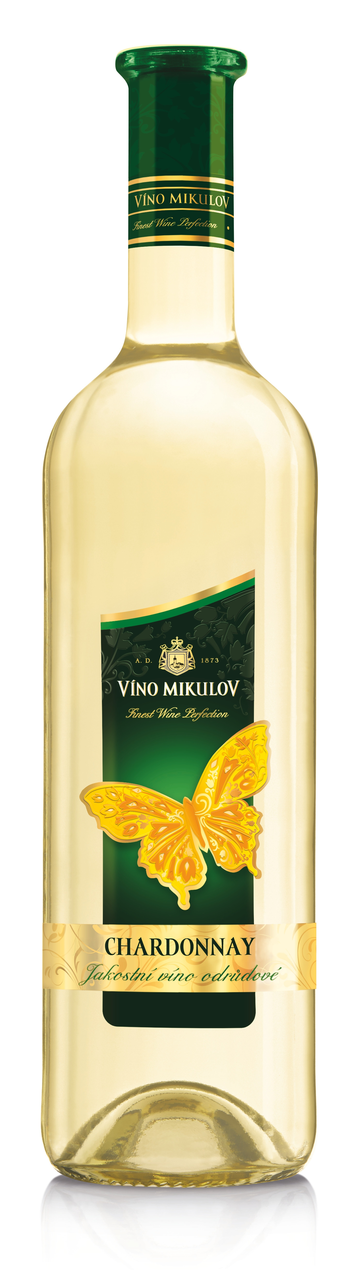VÍNO MIKULOV Motýl Chardonnay 6 x 750 ml