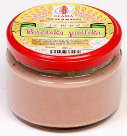 SLÁMA Paštika bítešská jemná chlaz. 200 g