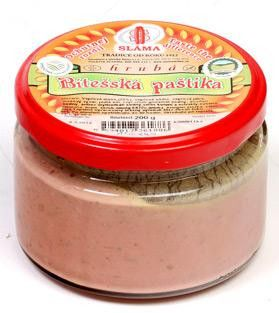 SLÁMA Paštika bítešská hrubá chlaz. 200 g