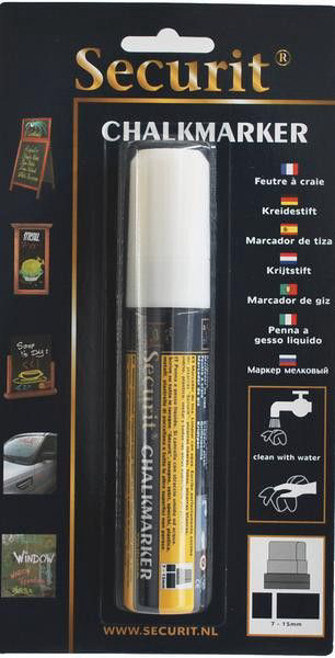 Securit Popisovač 7-15 mm bílý 1 ks