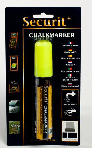 Securit Popisovač 7-15 mm žlutý 1 ks