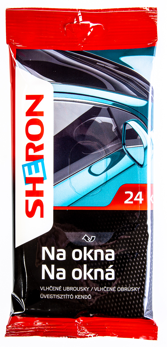SHERON Ubrousky na okna 24 ks