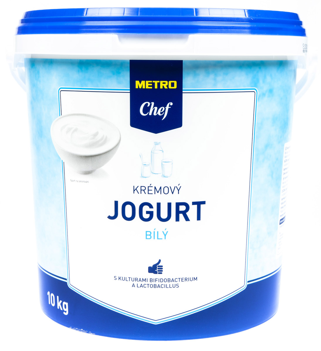 METRO Chef Jogurt bílý krémový 4 % tuku chlaz. 10 kg