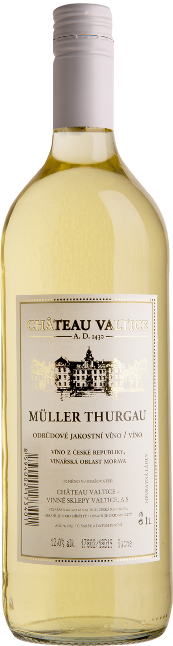 CHÂTEAU VALTICE Müller Thurgau 6 x 1 l