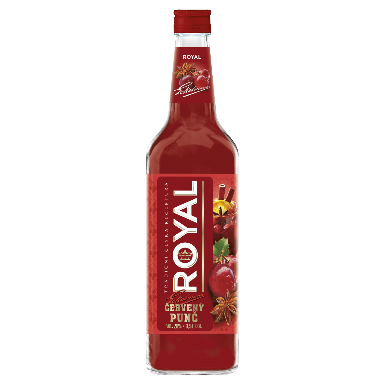 Royal Červený punč 20% 500 ml