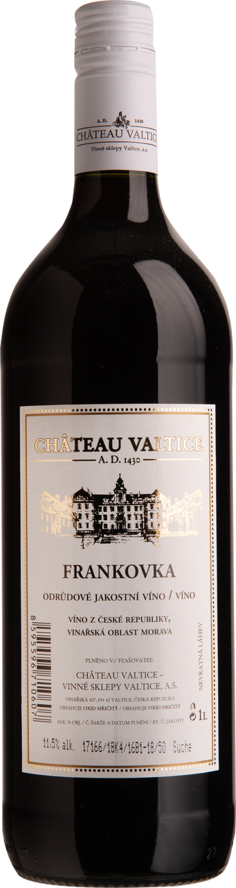 CHÂTEAU VALTICE Frankovka 6 x 1 l