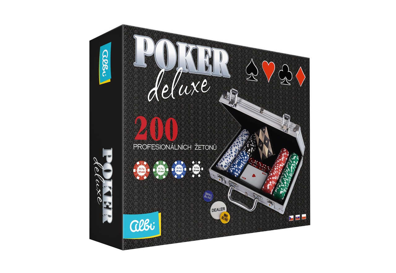 Poker Deluxe 200 žetonů 1 ks