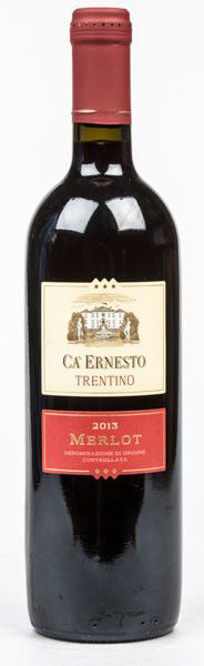 CA' ERNESTO Trentino Merlot 6 x 750 ml