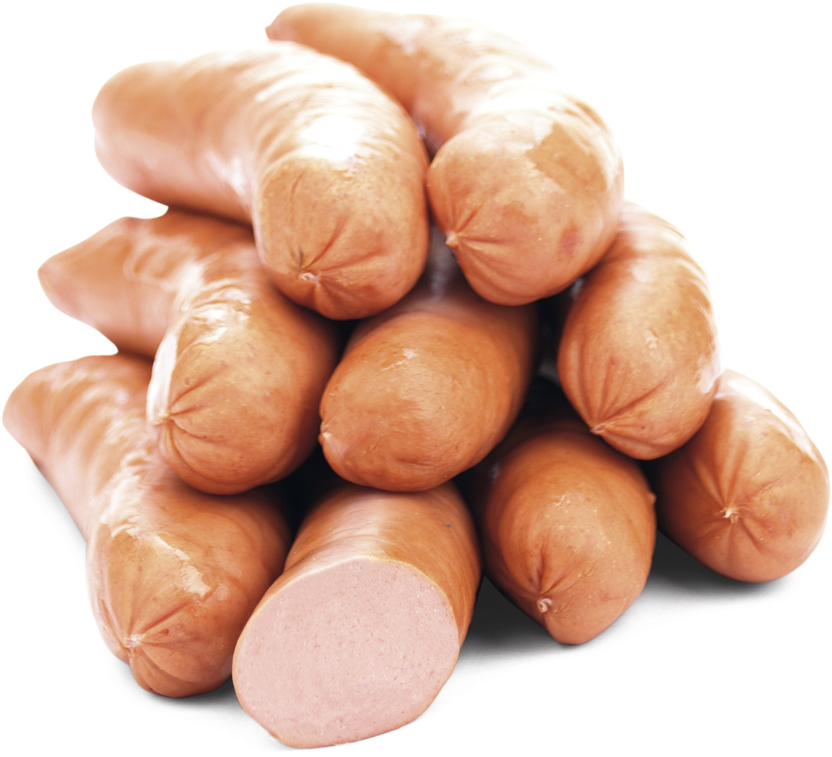 KOSTELECKÉ UZENINY Párky chlaz. váž. cca 2 kg