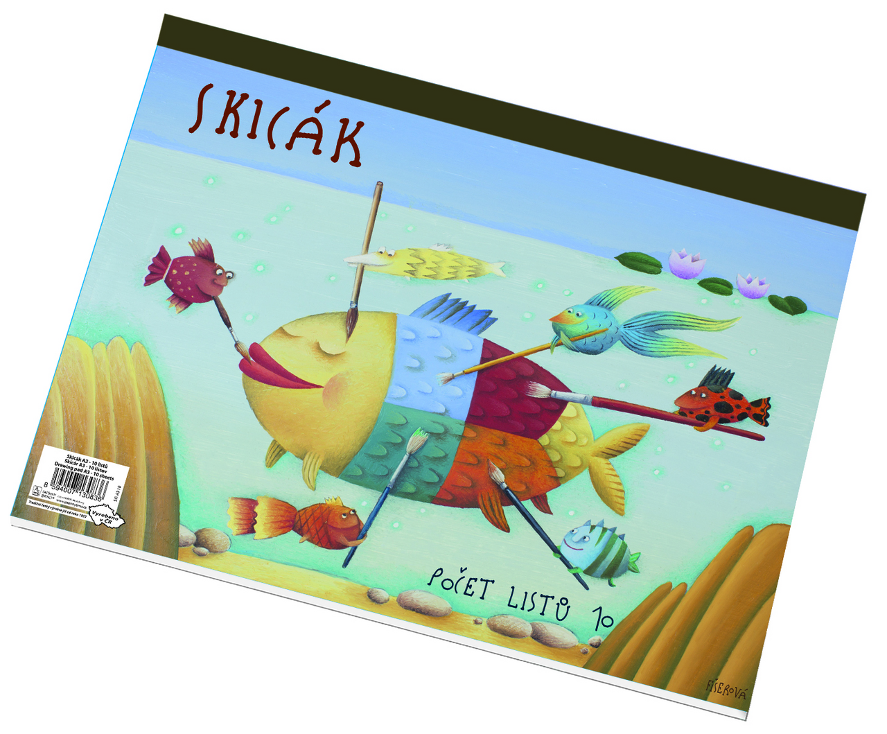 Skicák Papírny Brno A3 10 listů 1 ks