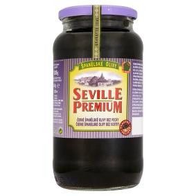 SEVILLE PREMIUM Olivy černé bez pecky 935 g