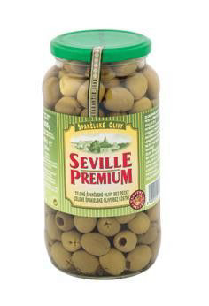 SEVILLE PREMIUM Olivy zelené bez pecky 935 g