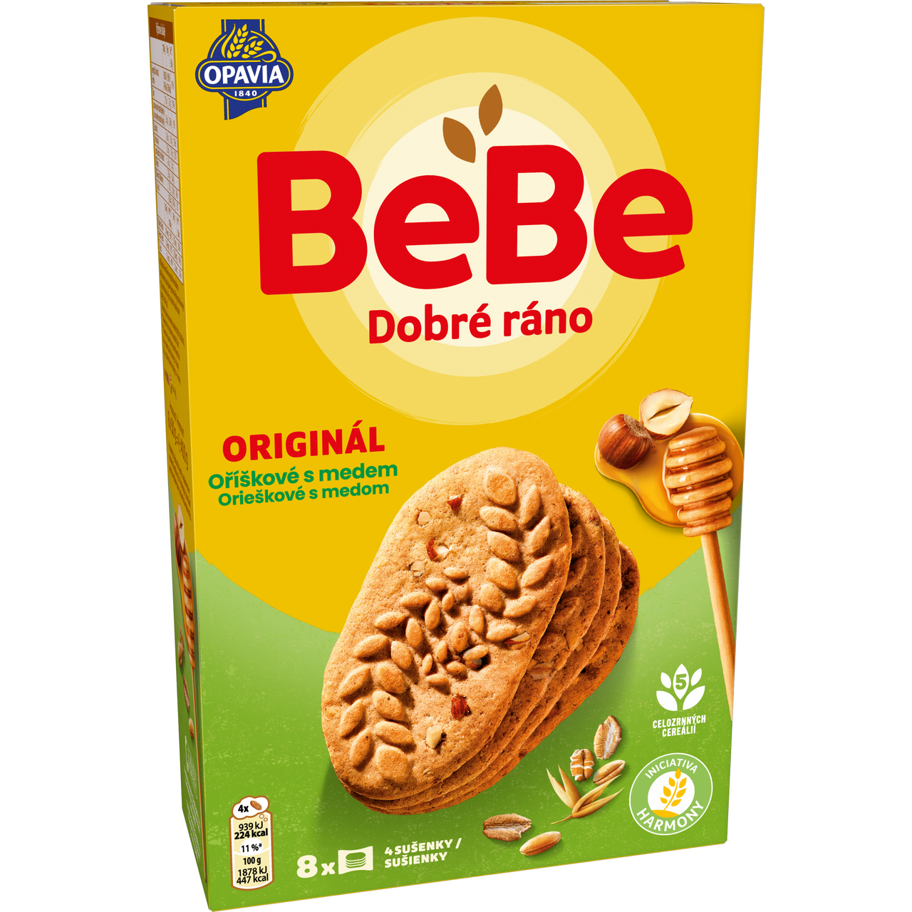 OPAVIA BeBe Dobré ráno oříšek+med 400 g