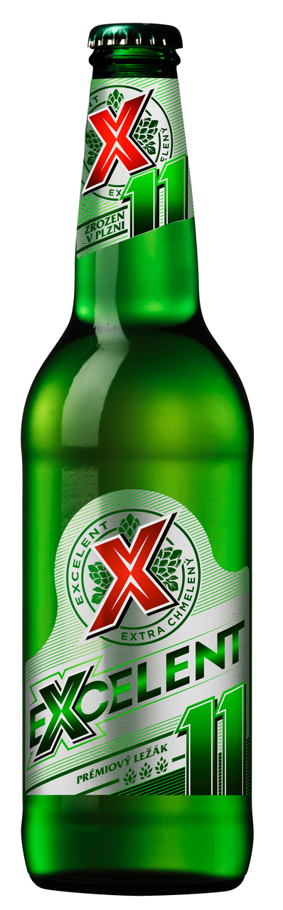EXCELENT Ležák 11° pivo 20 x 500 ml vratná láhev