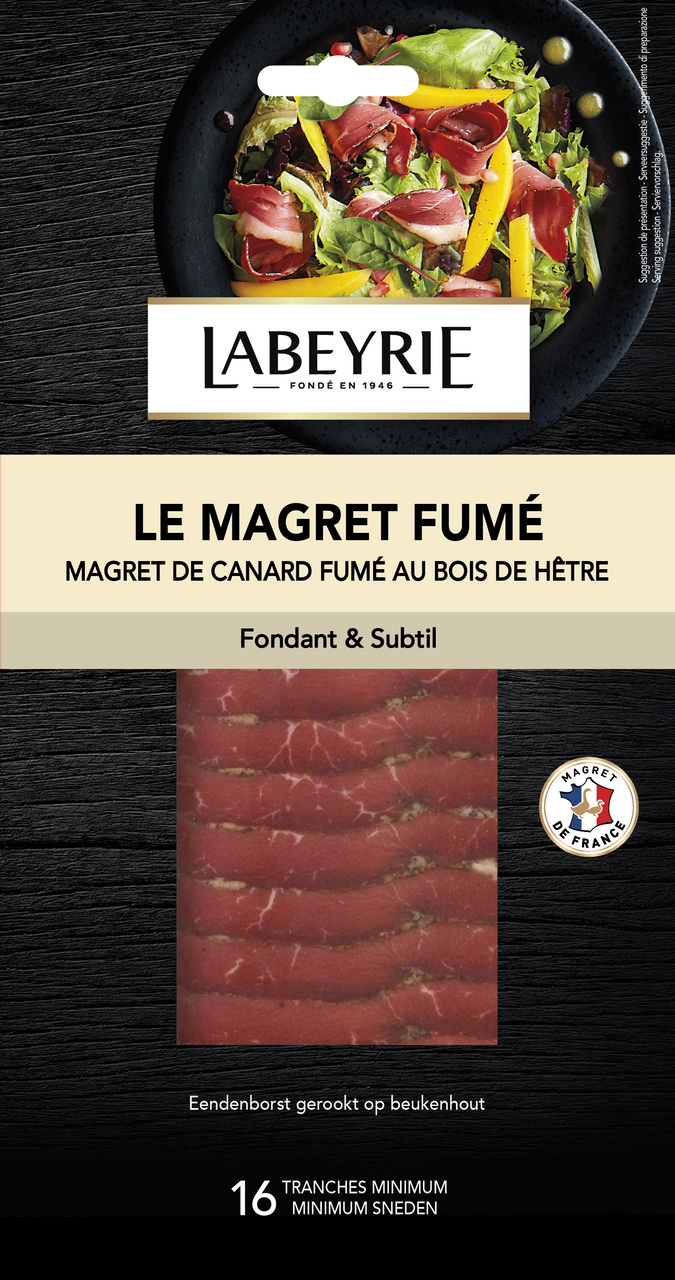 Kachní prsa uzená plátky chlaz. 90 g