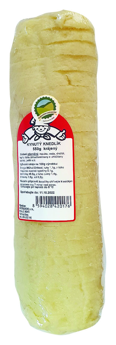 PASTELÁKOVI Knedlík kynutý krájený chlaz. 550 g