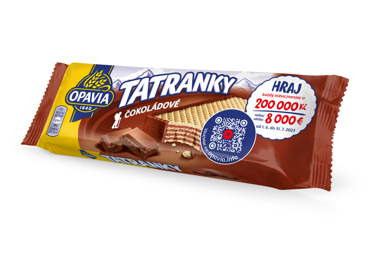 OPAVIA Tatranky čokoládové 36 x 47 g