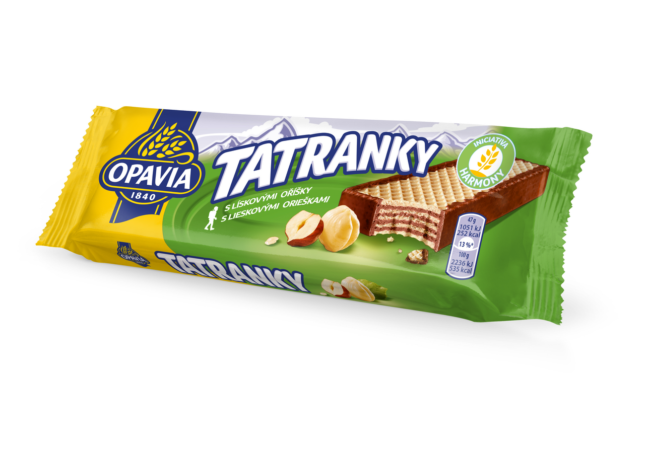 OPAVIA Tatranky lískooříškové 36 x 47 g