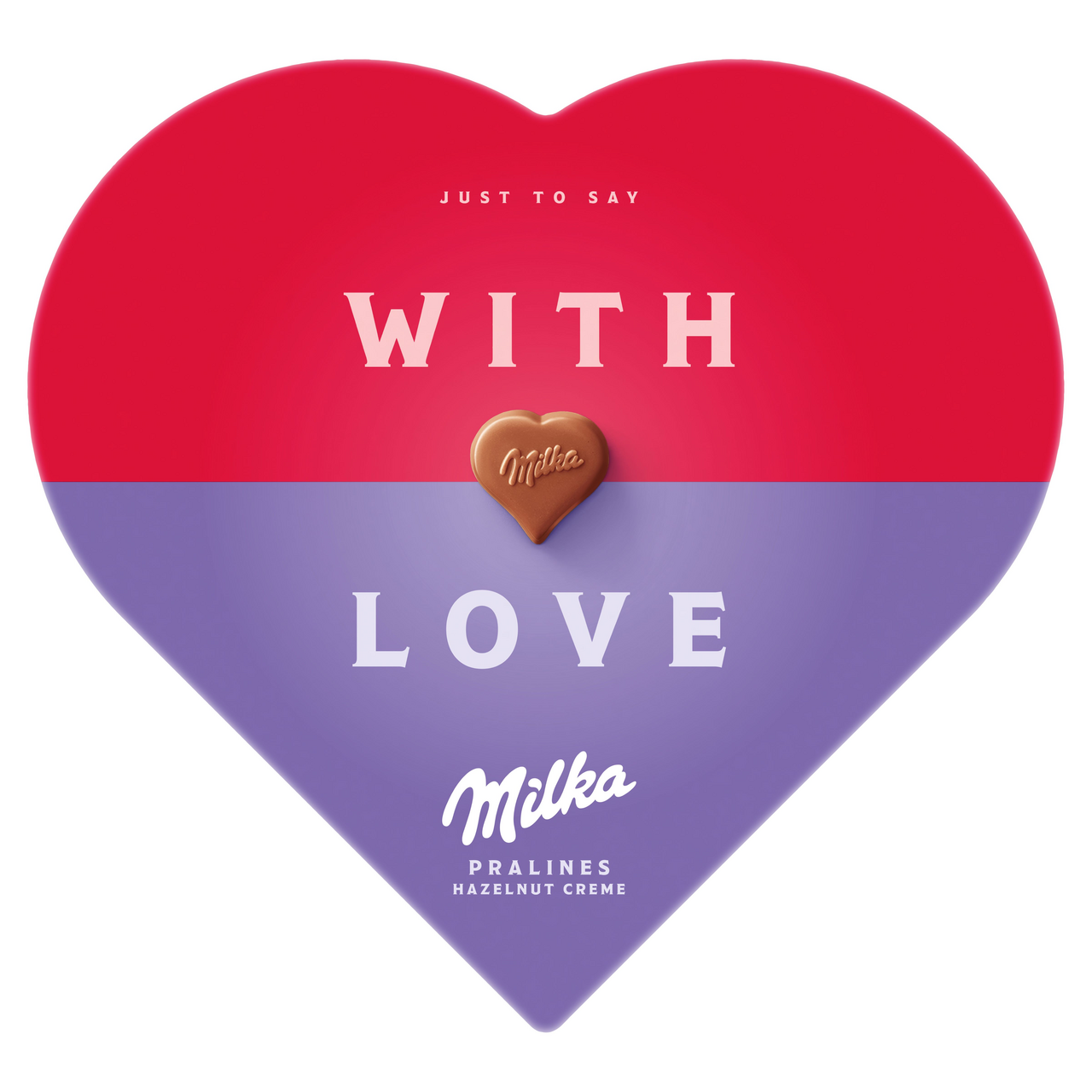 Milka I love Milka bonboniéra oříšek nugát 165 g