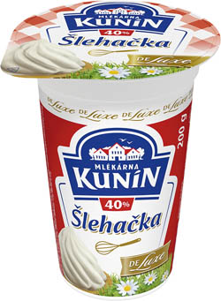 MLÉKÁRNA KUNÍN Šlehačka de Luxe 40 % 10 x 200 g