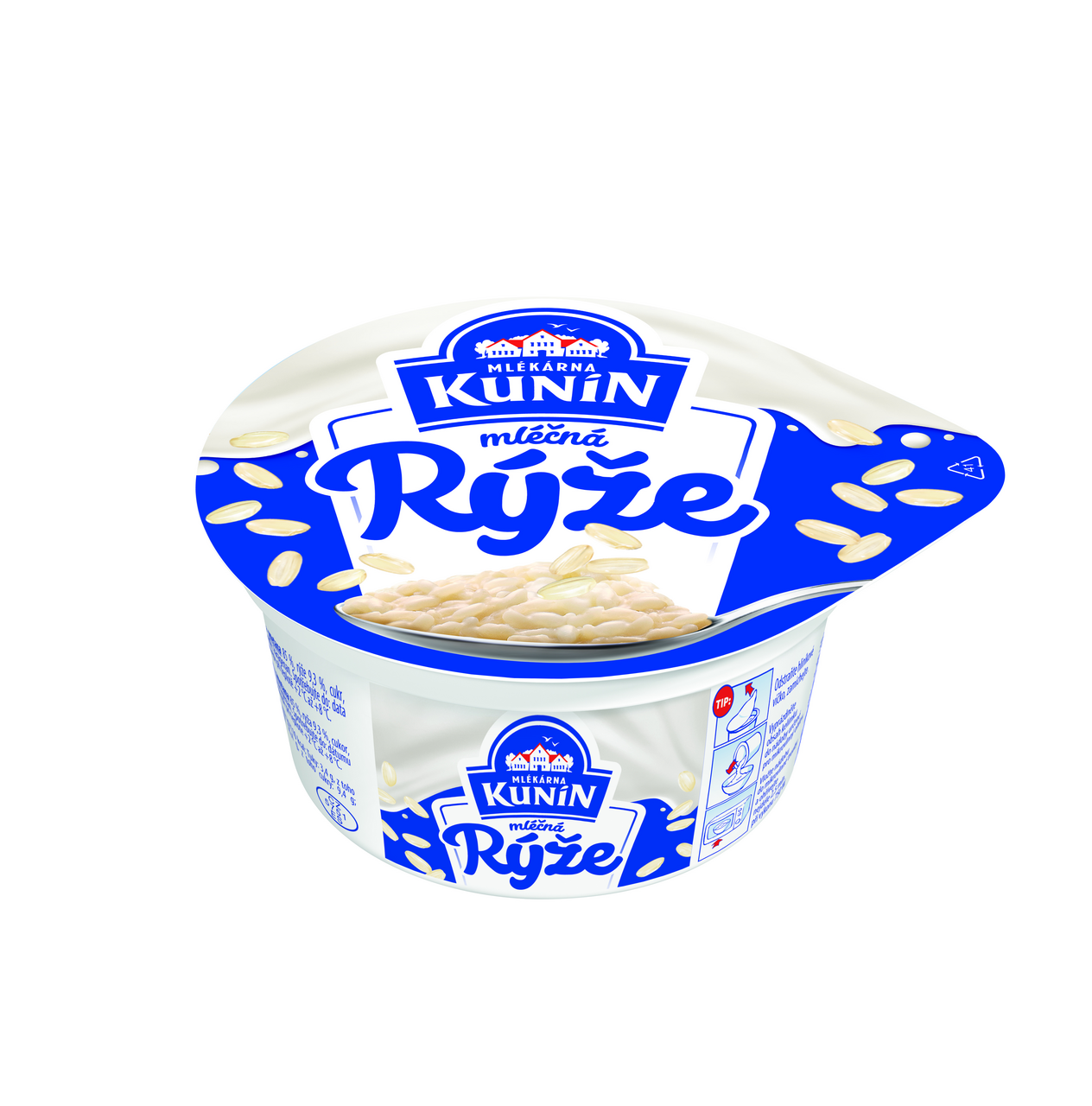 MLÉKÁRNA KUNÍN Mléčná rýže natural chlaz. 12 x 150 g