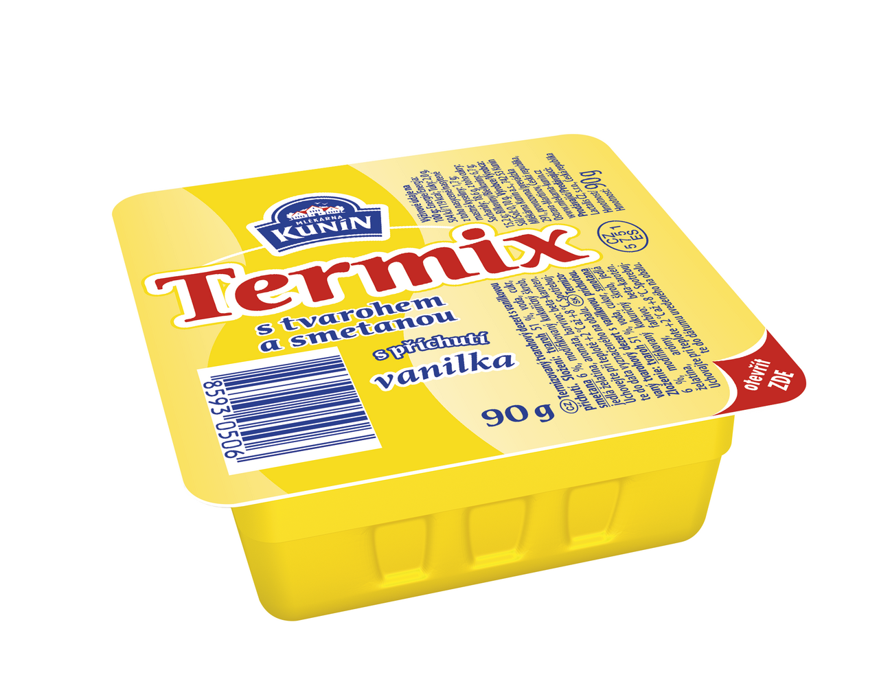 MLÉKÁRNA KUNÍN Termix vanilka chlaz. 24 x 90 g