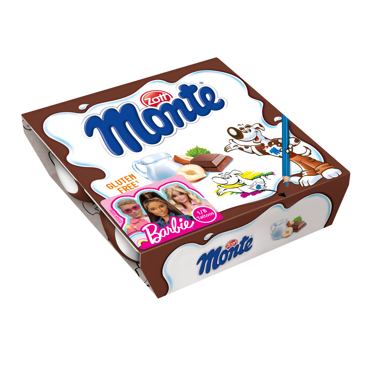 Zott Monte dezert čokoládový chlaz. 4 x 55 g