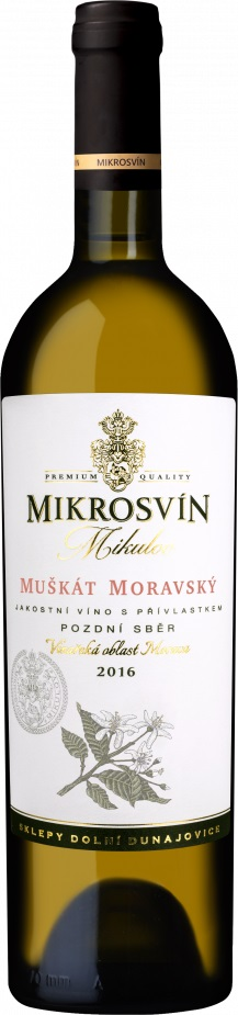 MIKROSVÍN Mikulov Flower Line Muškát moravský 750 ml