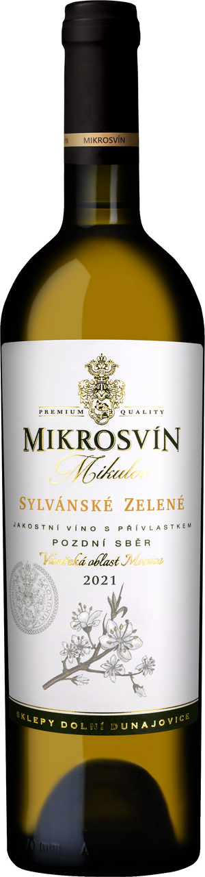 MIKROSVÍN Mikulov Flower Line Sylvánské zelené 750 ml