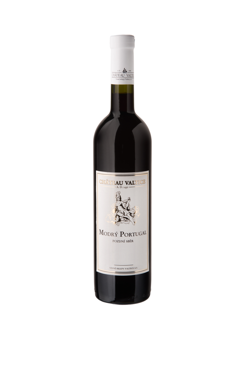 CHÂTEAU VALTICE Modrý Portugal pozdní sběr 750 ml