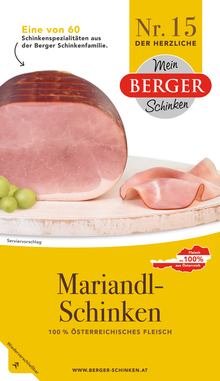 BERGER Šunka Selská plátky chlaz. 100 g