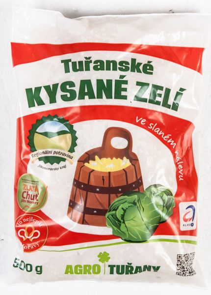 Tuřany Zelí bílé kysané chlaz. 500 g