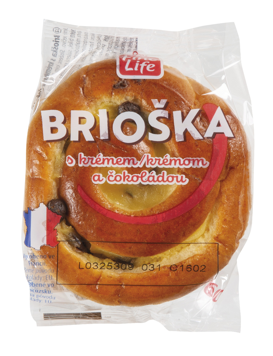 Fine Life Brioška s krémem a čokoládou 6 x 50 g