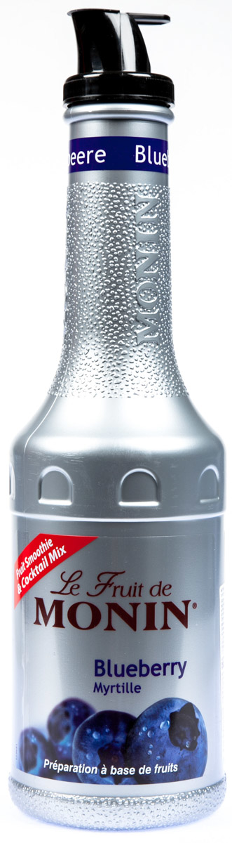 MONIN Puré Fruit koktejlový sirup borůvka 1 l